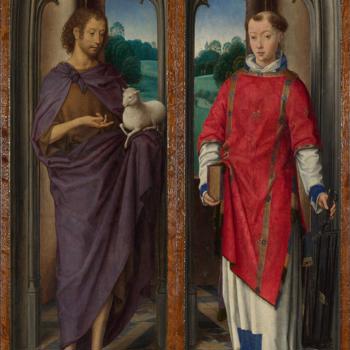 Two Panels from a Triptych