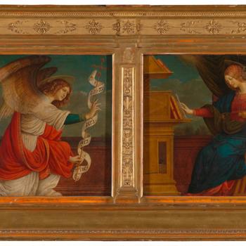 Panels from an Altarpiece: The Annunciation