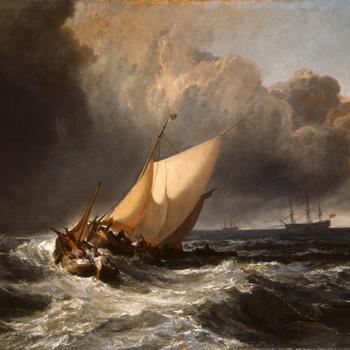 Dutch Boats in a Gale ('The Bridgewater Sea Piece')