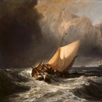 Dutch Boats in a Gale ('The Bridgewater Sea Piece')