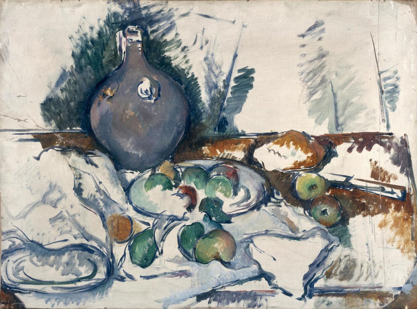 Still Life with Water Jug by Paul Cezanne