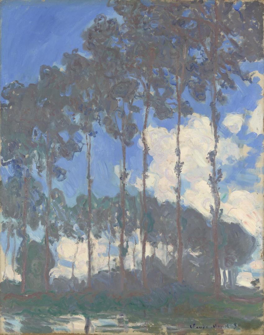 Poplars on the Epte by Claude Monet