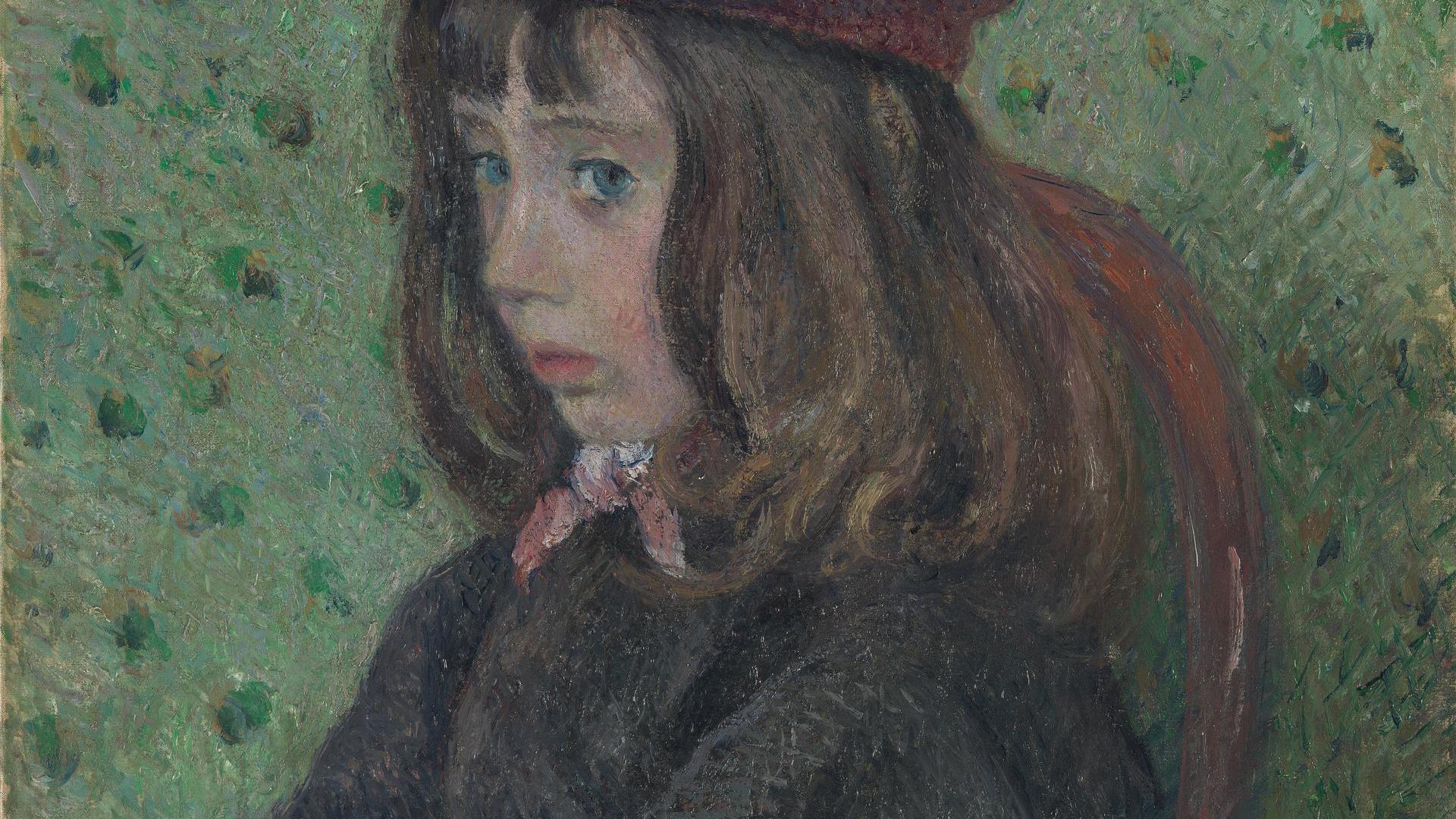 Portrait of Félix Pissarro by Camille Pissarro