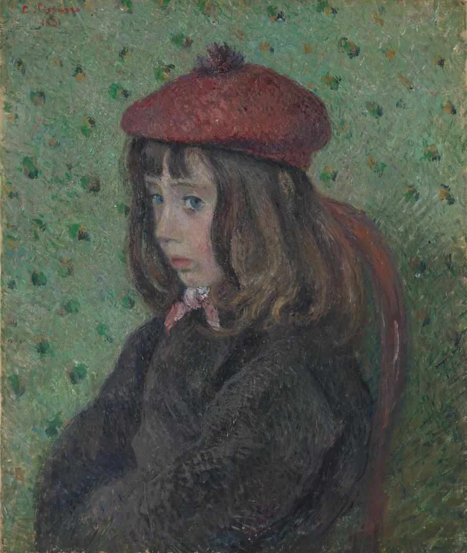 Portrait of Félix Pissarro by Camille Pissarro