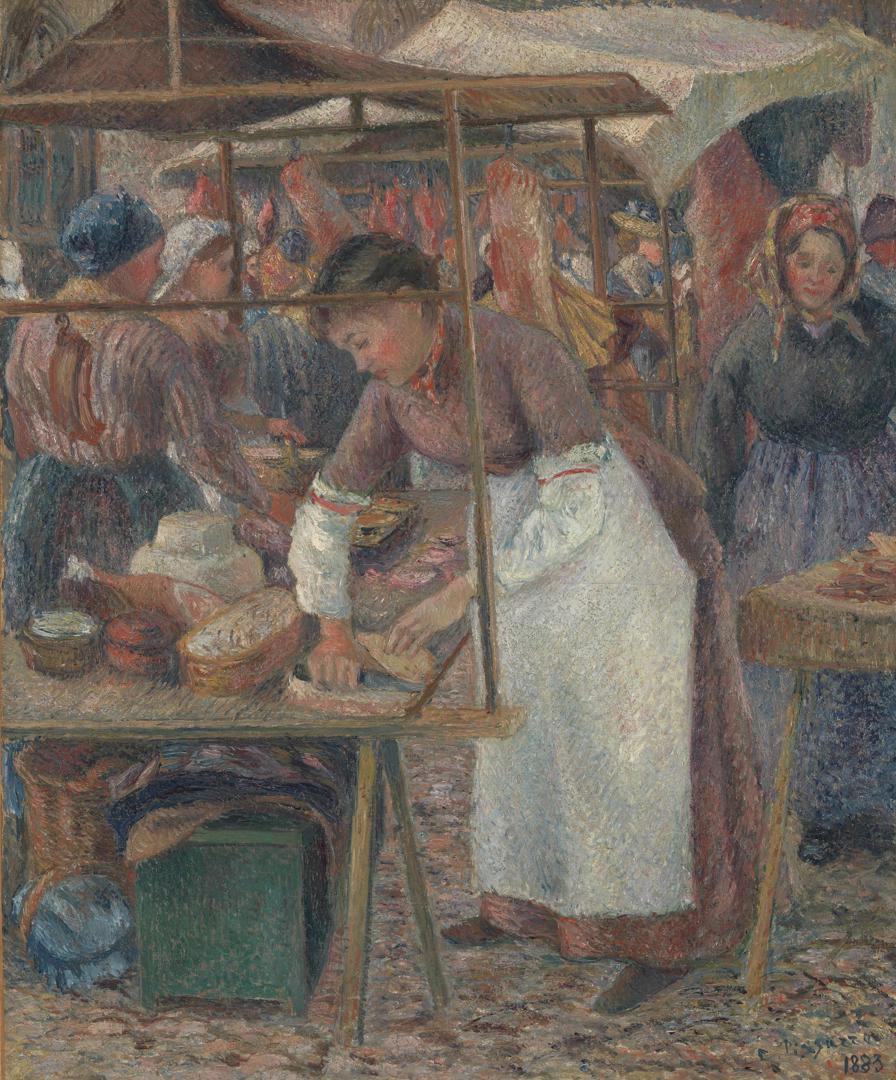 The Pork Butcher by Camille Pissarro