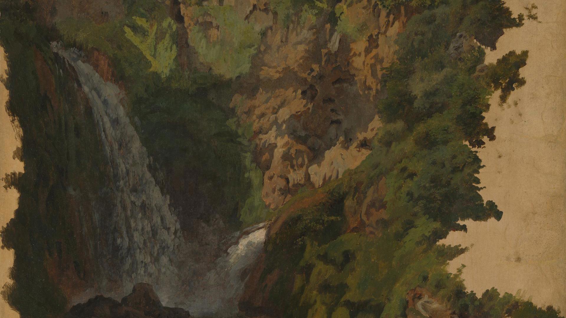 The Cascade at Tivoli by Gilles-François-Joseph Closson