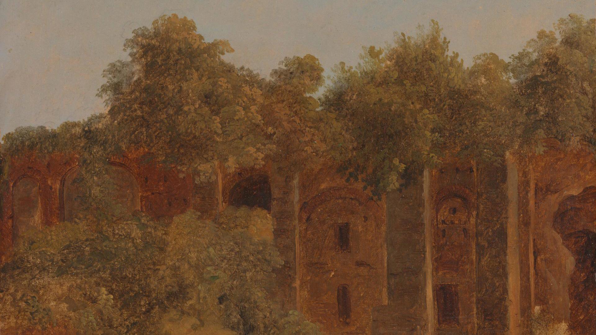 Ruins on the Palatine by André Giroux
