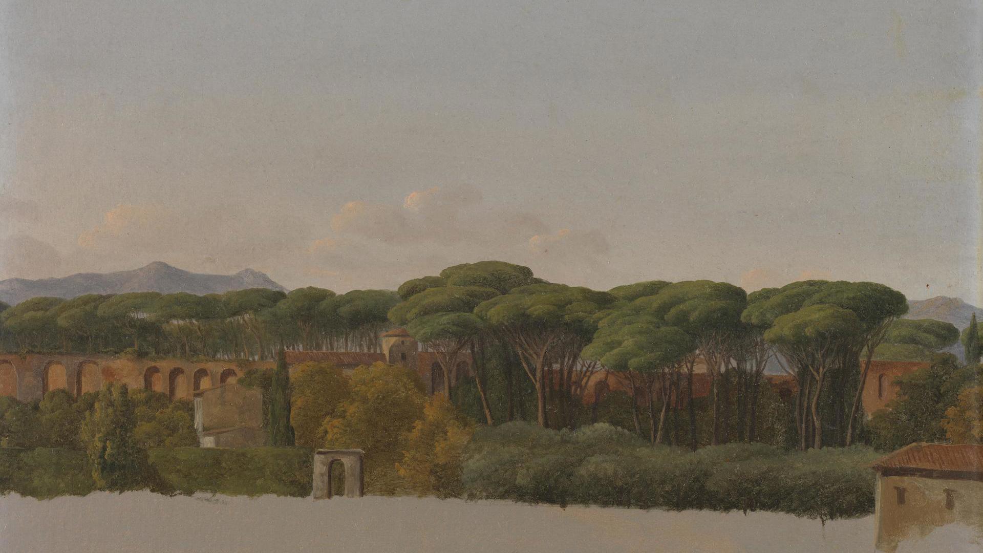 The Aurelian Wall, Rome by Ramsay Richard Reinagle
