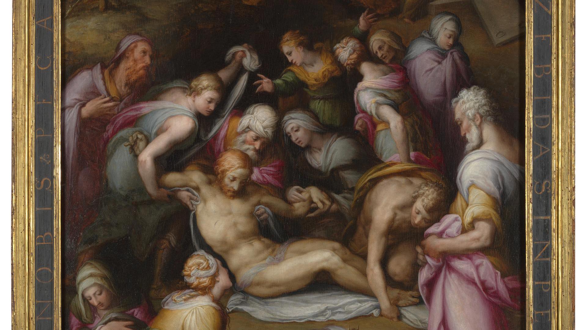 Lamentation of the Dead Christ by Giovanni Battista Naldini