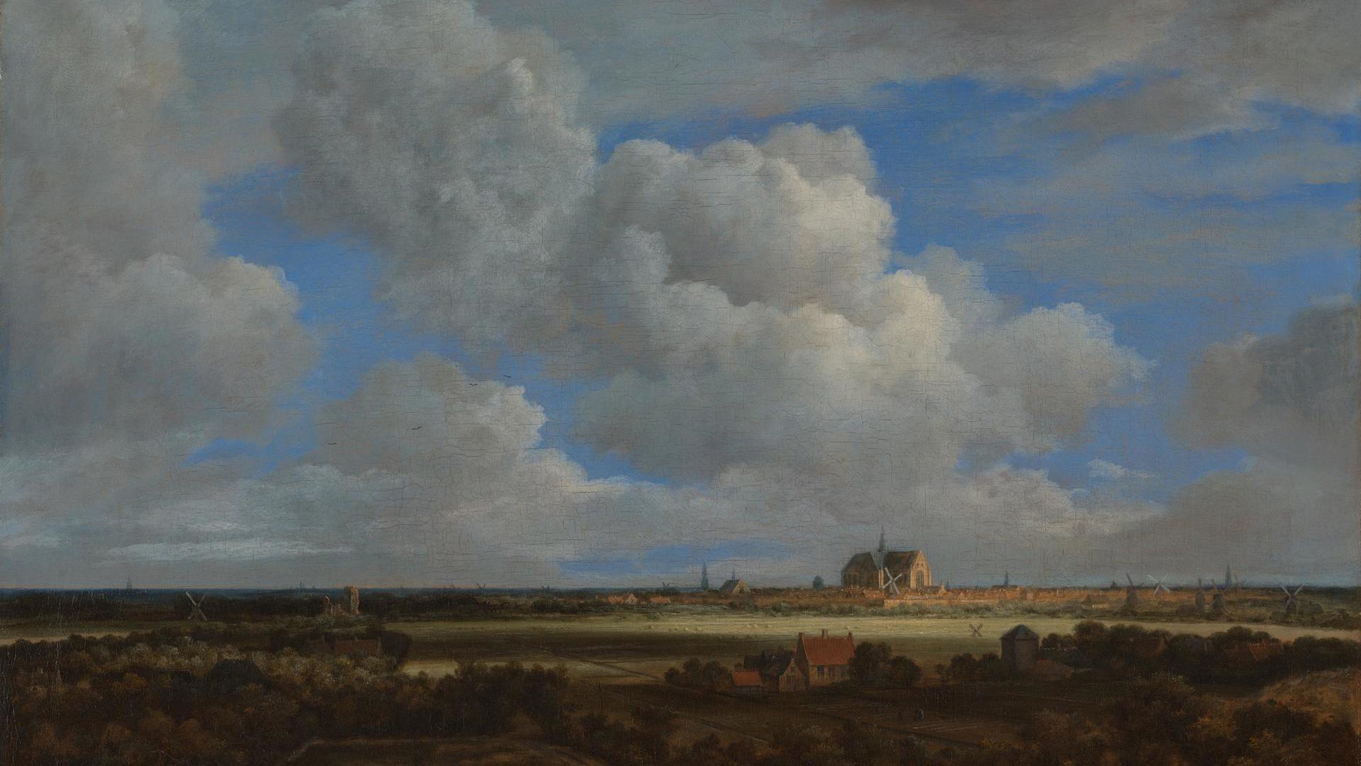 A Panoramic View of Haarlem by Jacob van Ruisdael