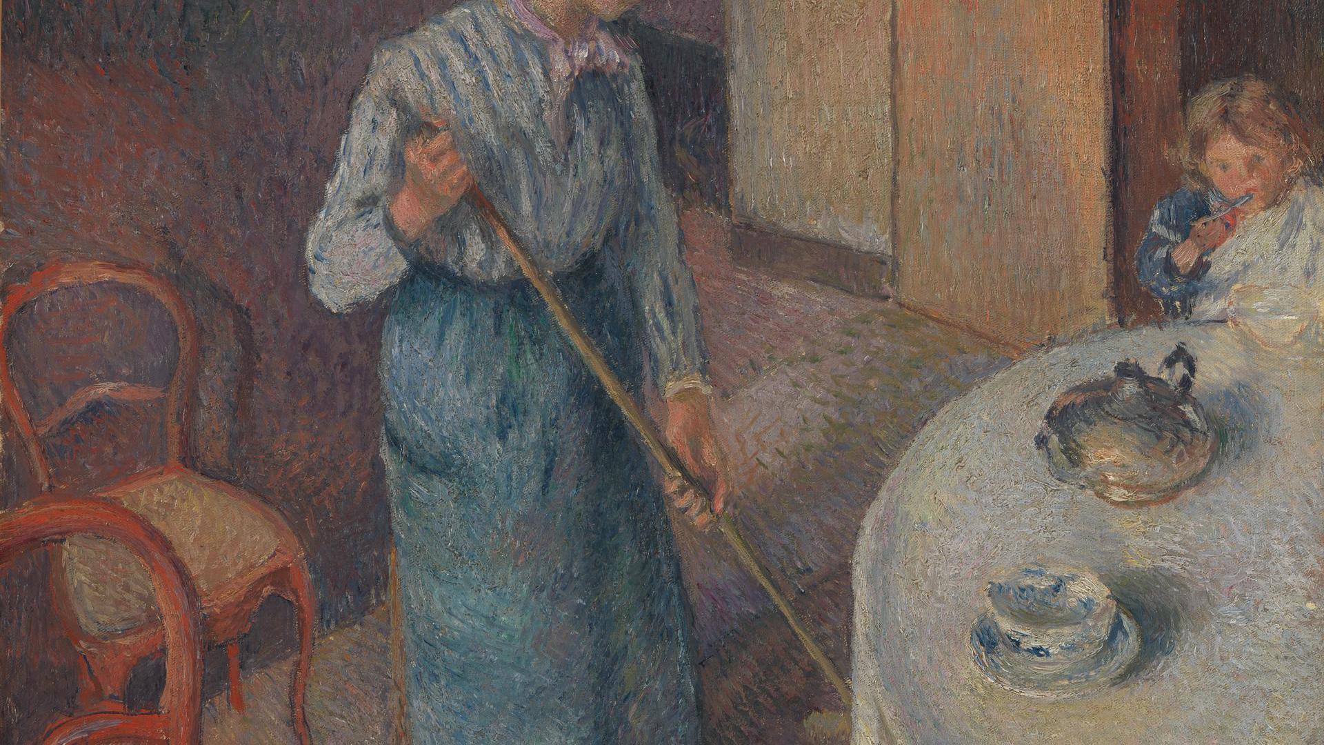The Little Country Maid by Camille Pissarro