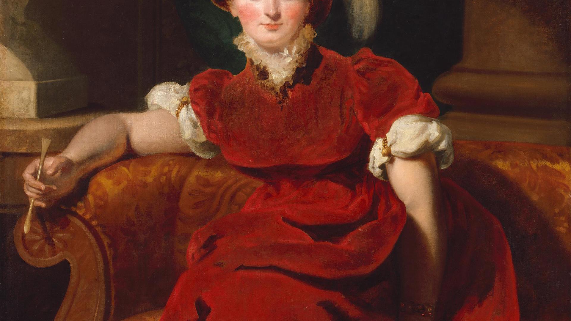 Portrait of Caroline Amelia Elizabeth of Brunswick by Sir Thomas Lawrence