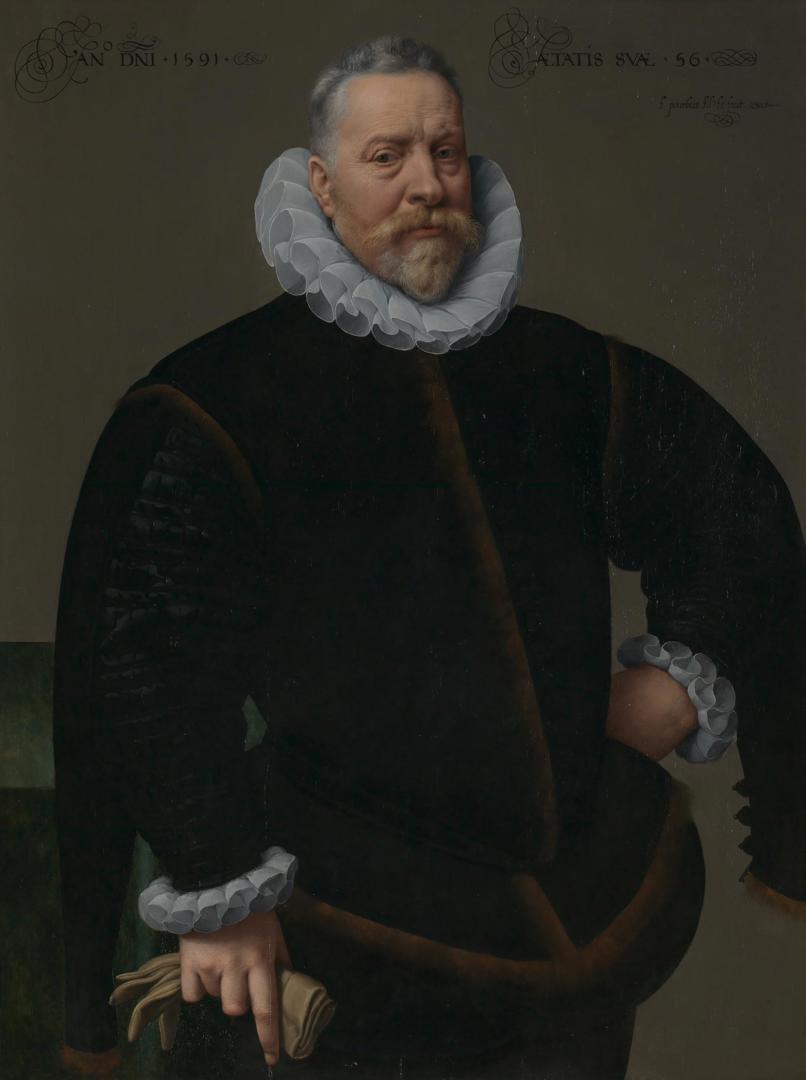 Portrait of an Unknown Man, aged 56 by Frans Pourbus the Younger
