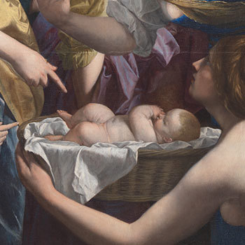 A closer look at Orazio Gentileschi's 'The Finding of Moses'