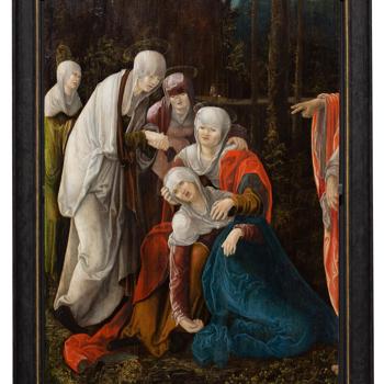 Christ taking leave of his Mother