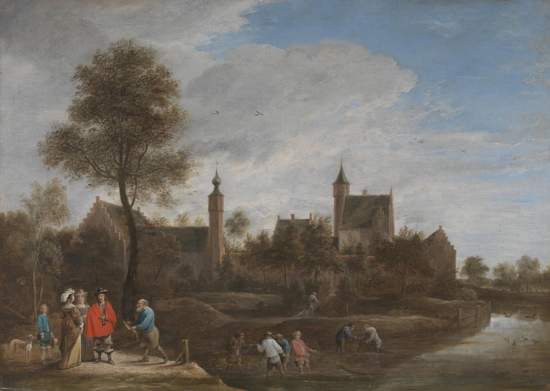A View of Het Sterckshof near Antwerp