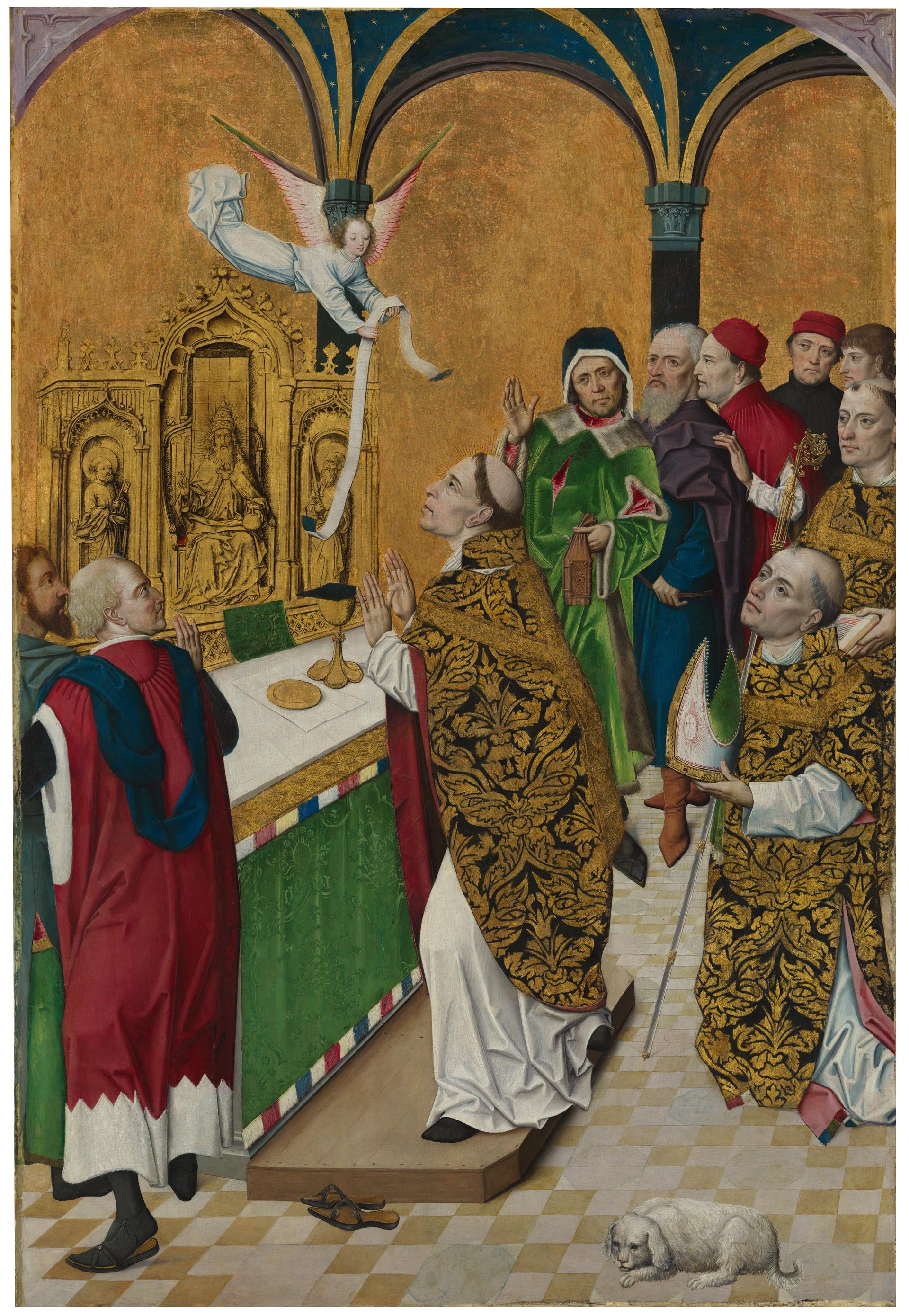 The Mass of Saint Hubert: Right Hand Shutter