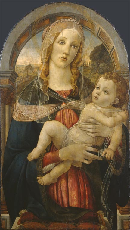 Facts About Sandro Botticelli: Umberto Giunti, ‘Madonna of the Veil’, 1920–9, The Samuel Courtauld Trust, The Courtauld Gallery, London, UK. The National Gallery.