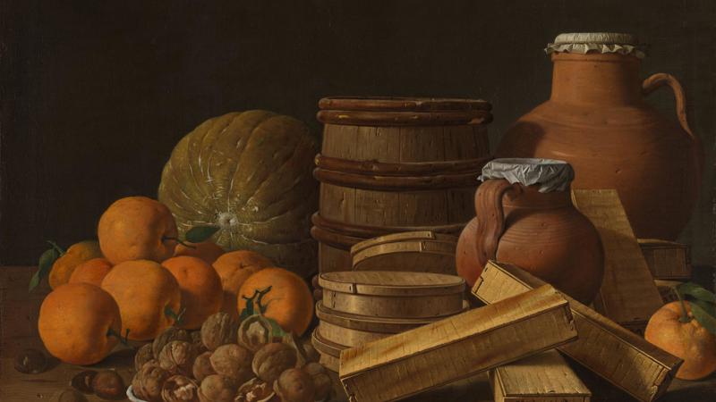 Luis Meléndez, 'Still Life with Oranges and Walnuts', 1772