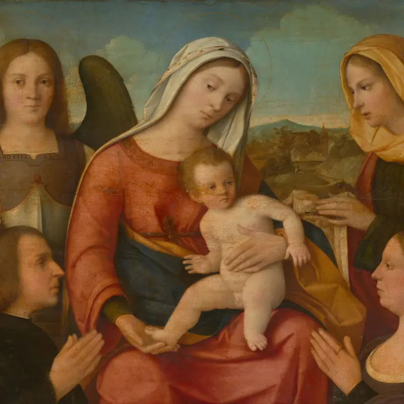 The Virgin and Child with Saints and Donors