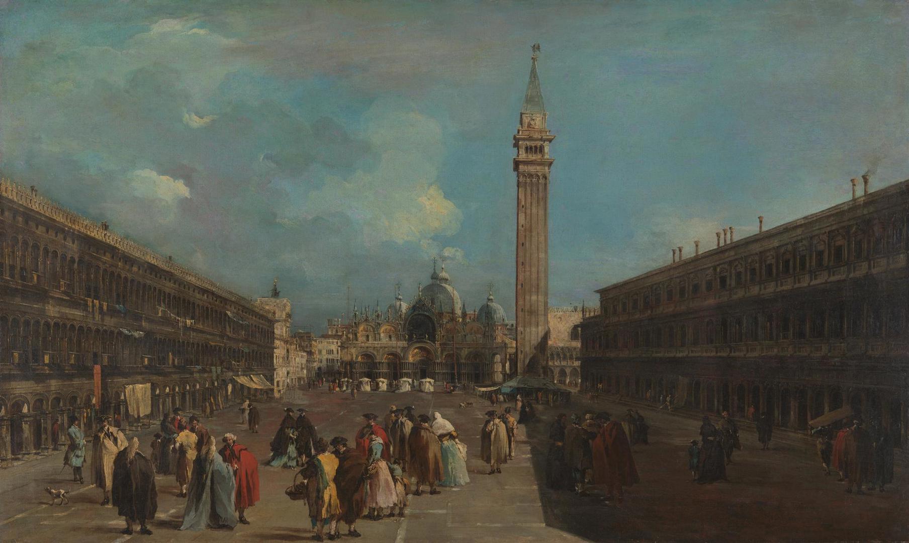 Venice: Piazza San Marco by Francesco Guardi