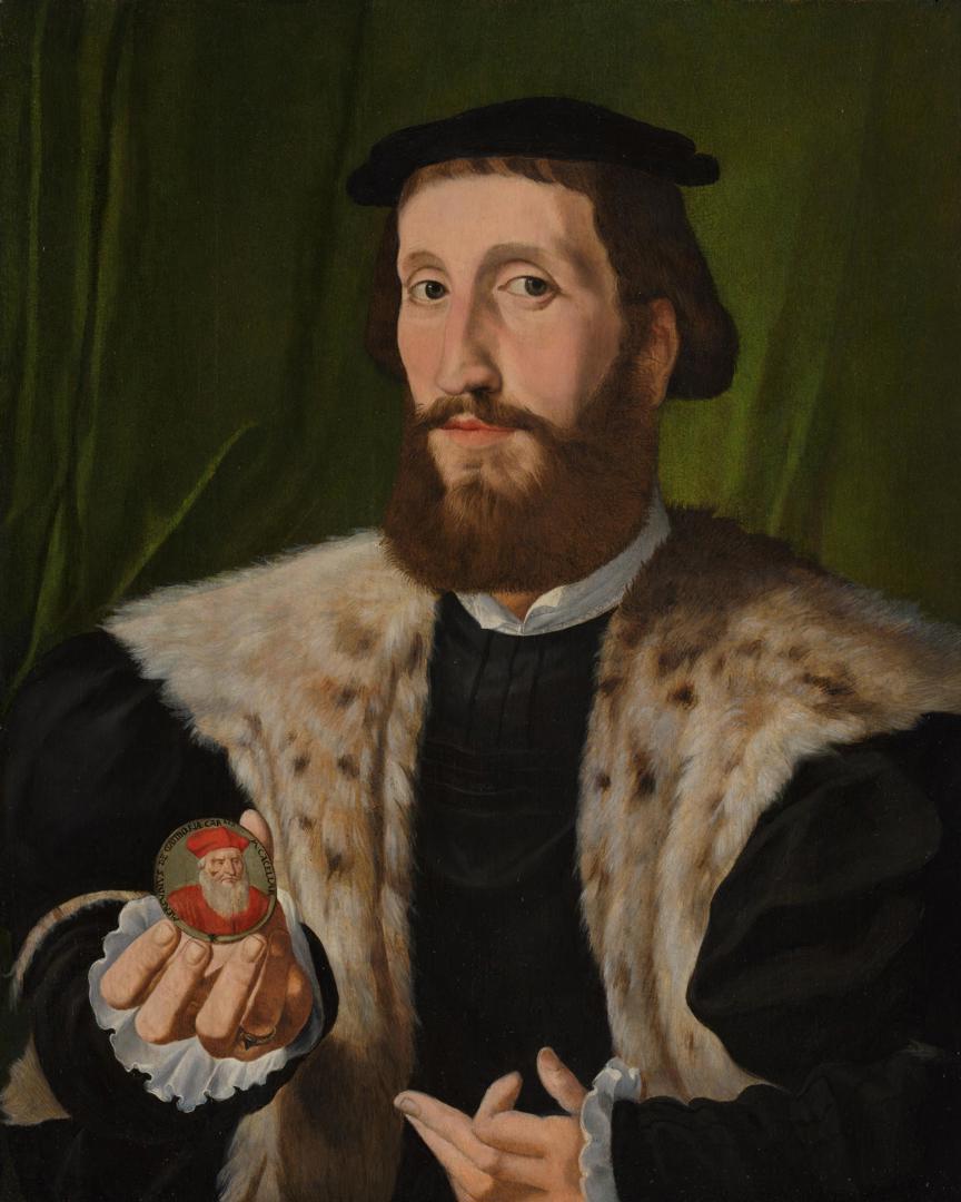 Portrait of a Man (Alfonso de Valdés?) by Associate of Jan Cornelisz. Vermeyen