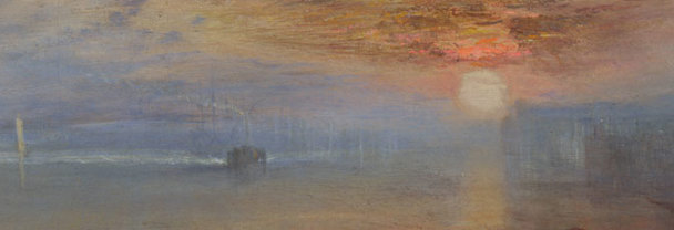 Detail from Turner, 'The Fighting Temeraire', 1839