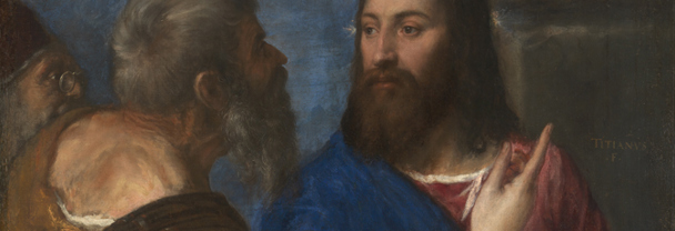 Detail from Titian: 'The Tribute Money', about 1560-8