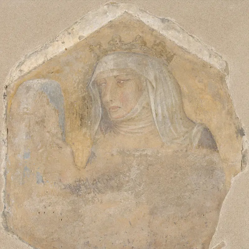 A Crowned Female Figure (Saint Elizabeth of Hungary?)