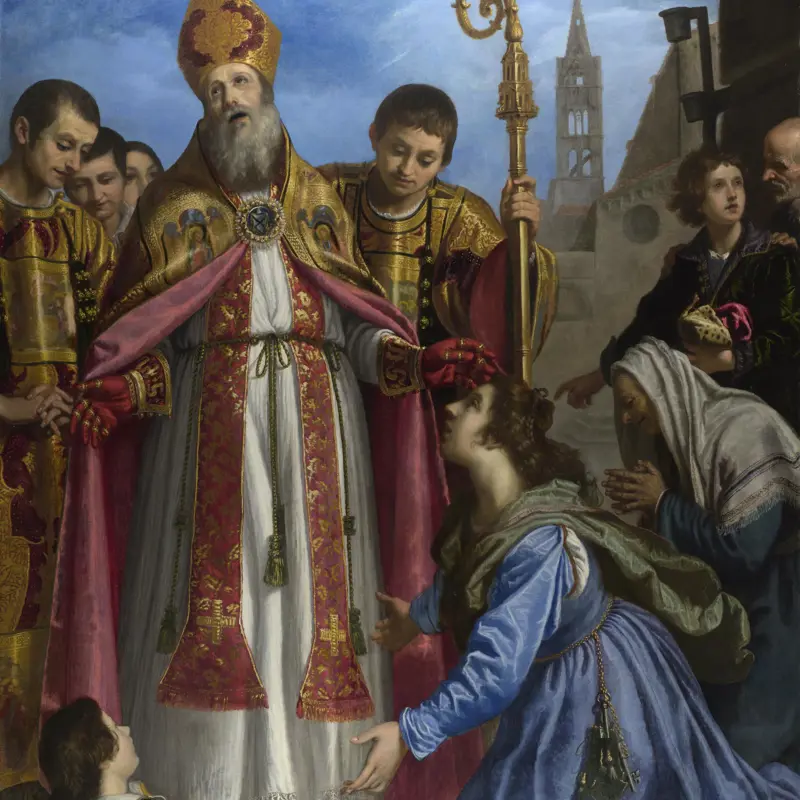 Saint Zenobius revives a Dead Boy