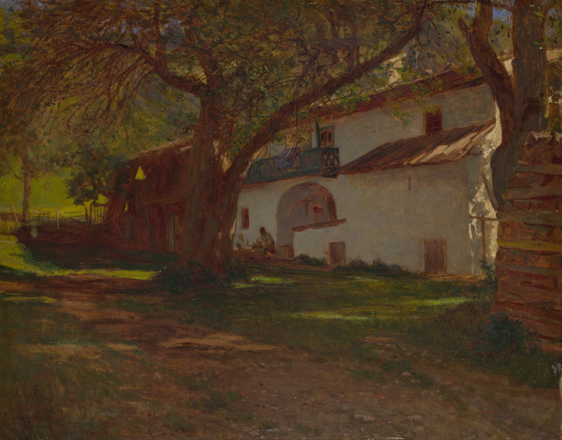 A White House among Trees