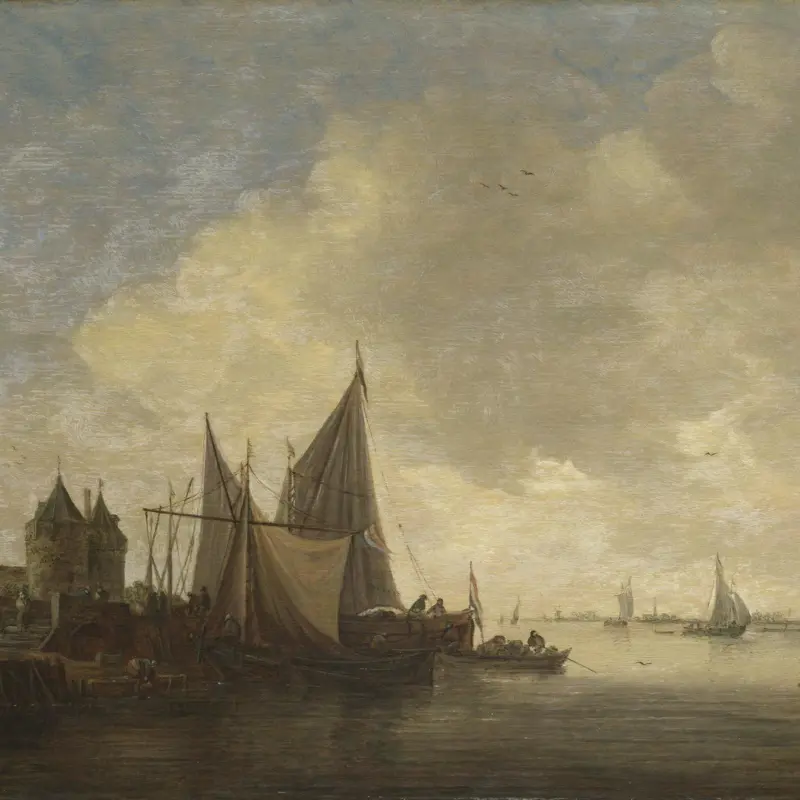 The Mouth of an Estuary with a Gateway