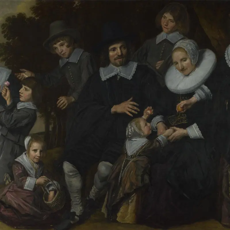 A Family Group in a Landscape