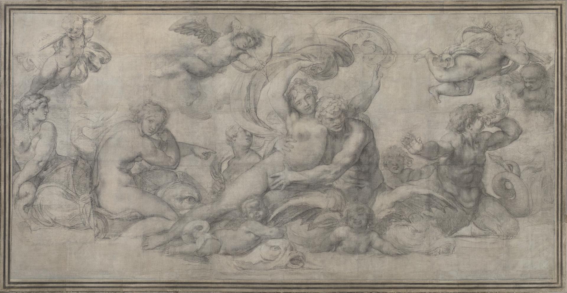 A Woman borne off by a Sea God (?)