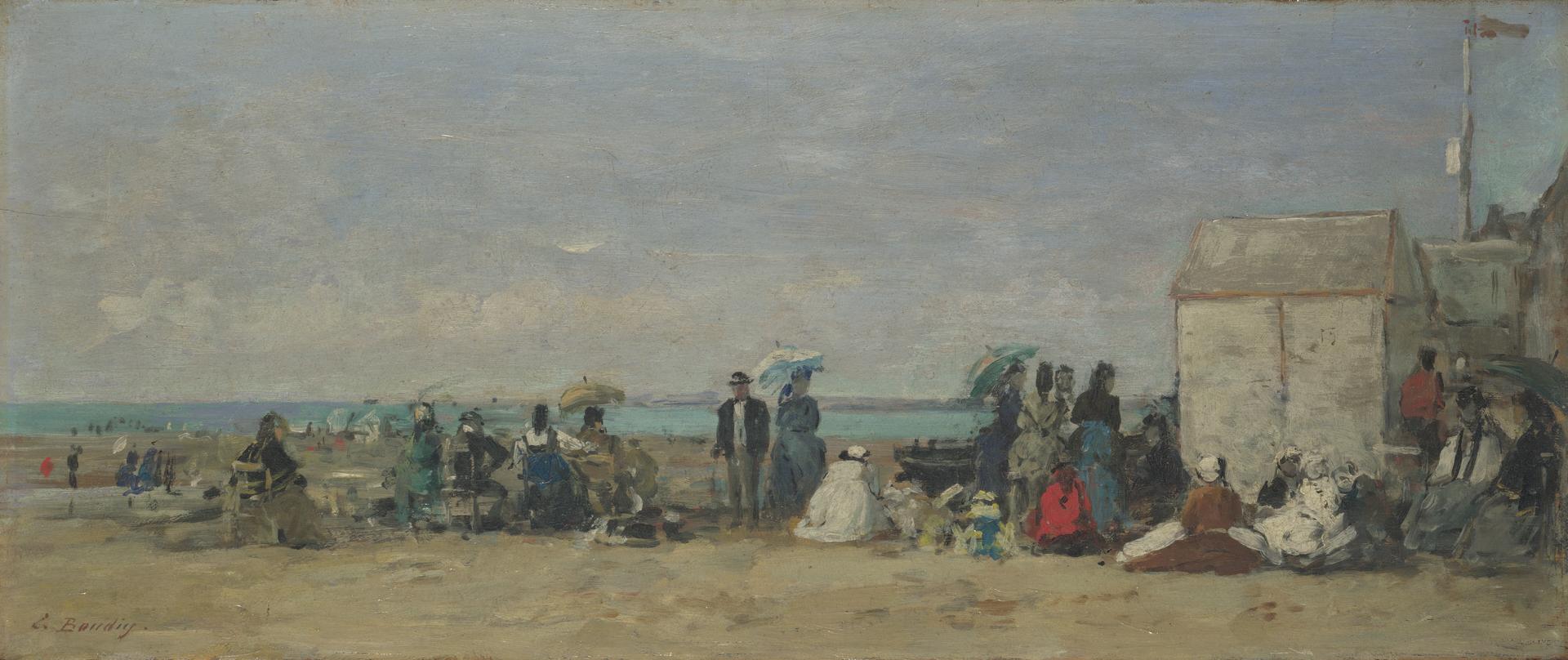 Beach Scene, Trouville