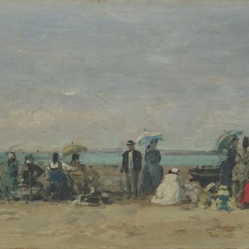 Beach Scene, Trouville