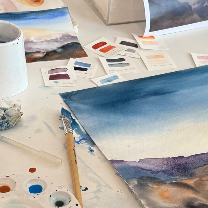 Light, water, air: Watercolour landscape painting course