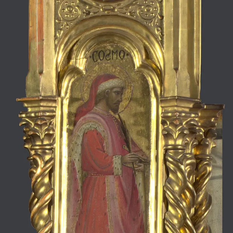 Unknown Saint, Saint Cosmas and Saint Francis