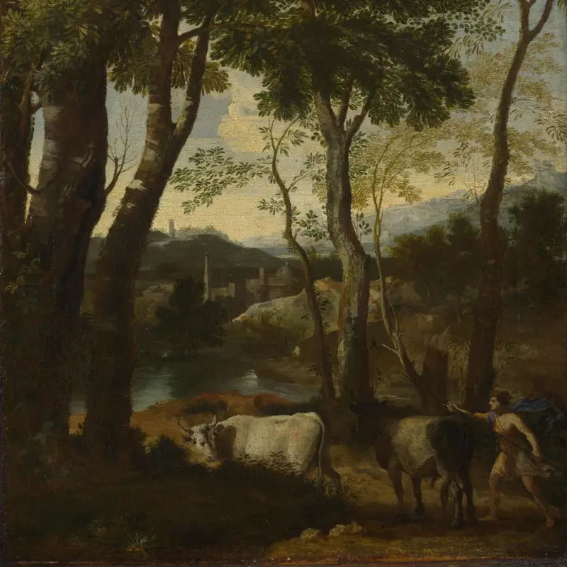 Landscape with a Cowherd