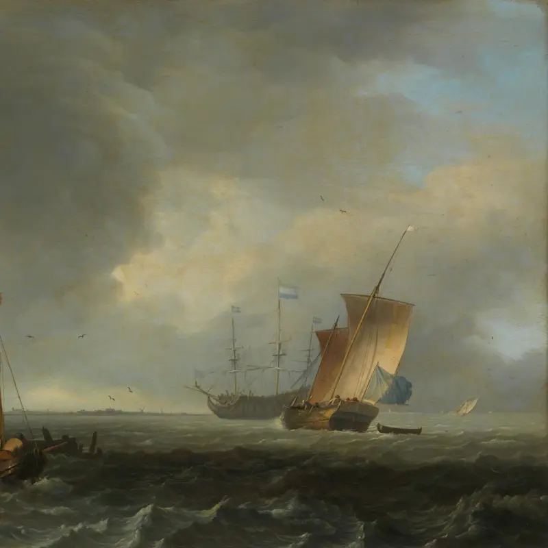 A View across a River near Dordrecht (?)