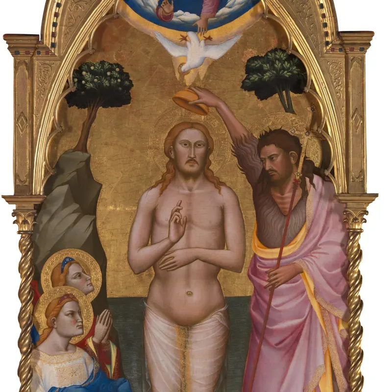 The Baptism of Christ: Main Tier Central Panel