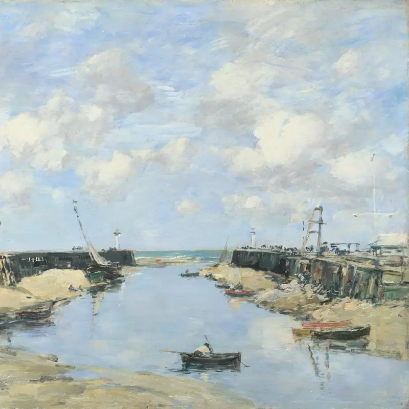 The Entrance to Trouville Harbour