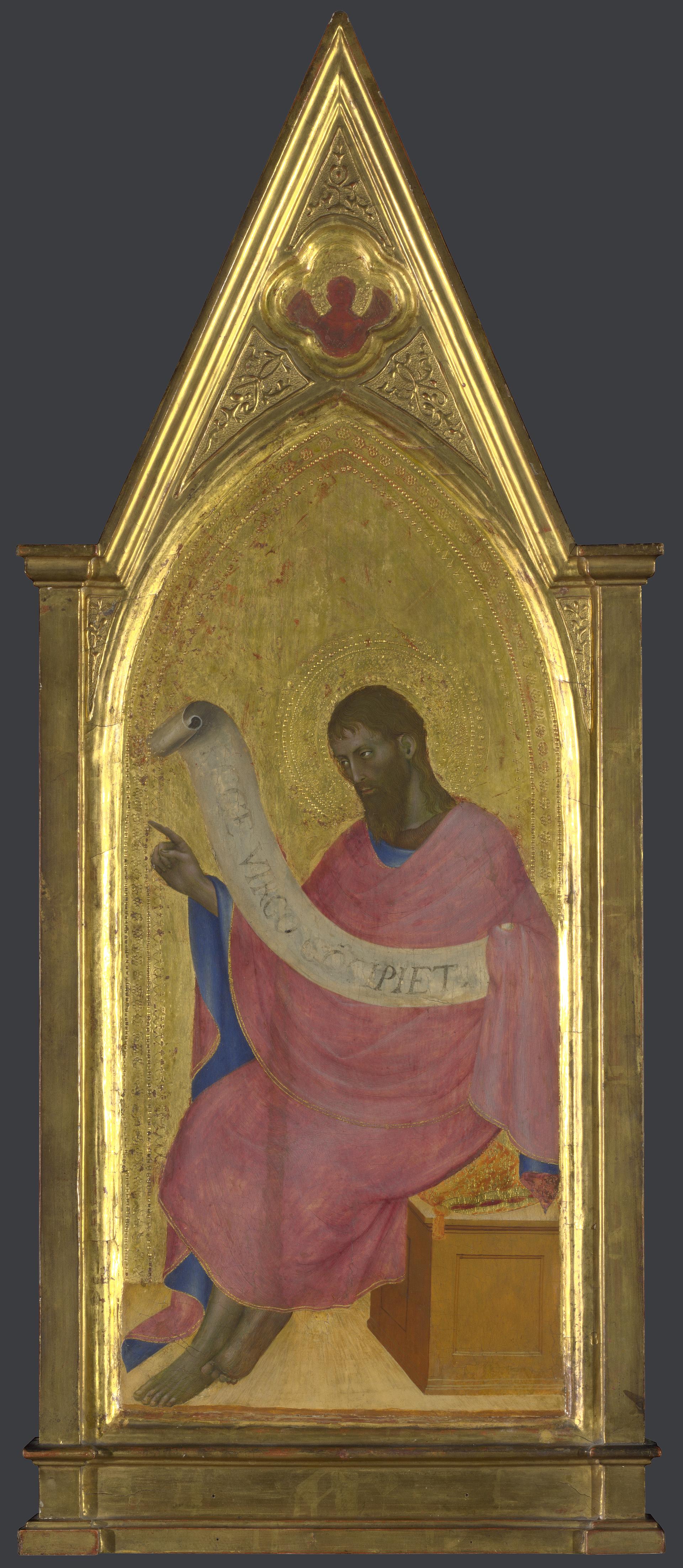 Saint John the Baptist: Right Pinnacle Panel