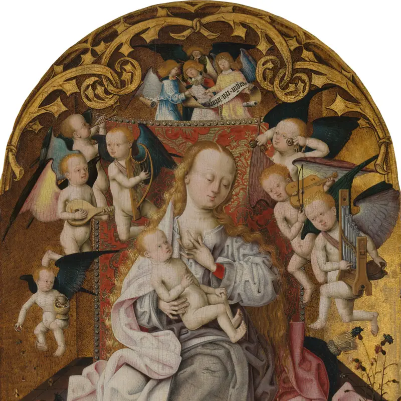 The Virgin and Child with Musical Angels