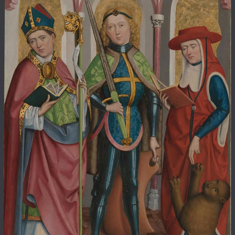 Saints Ambrose, Exuperius and Jerome