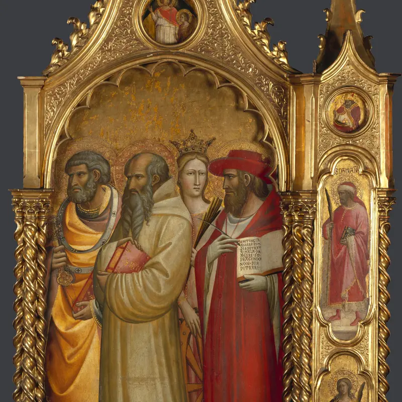Saints Peter, Romuald, Catherine and Jerome