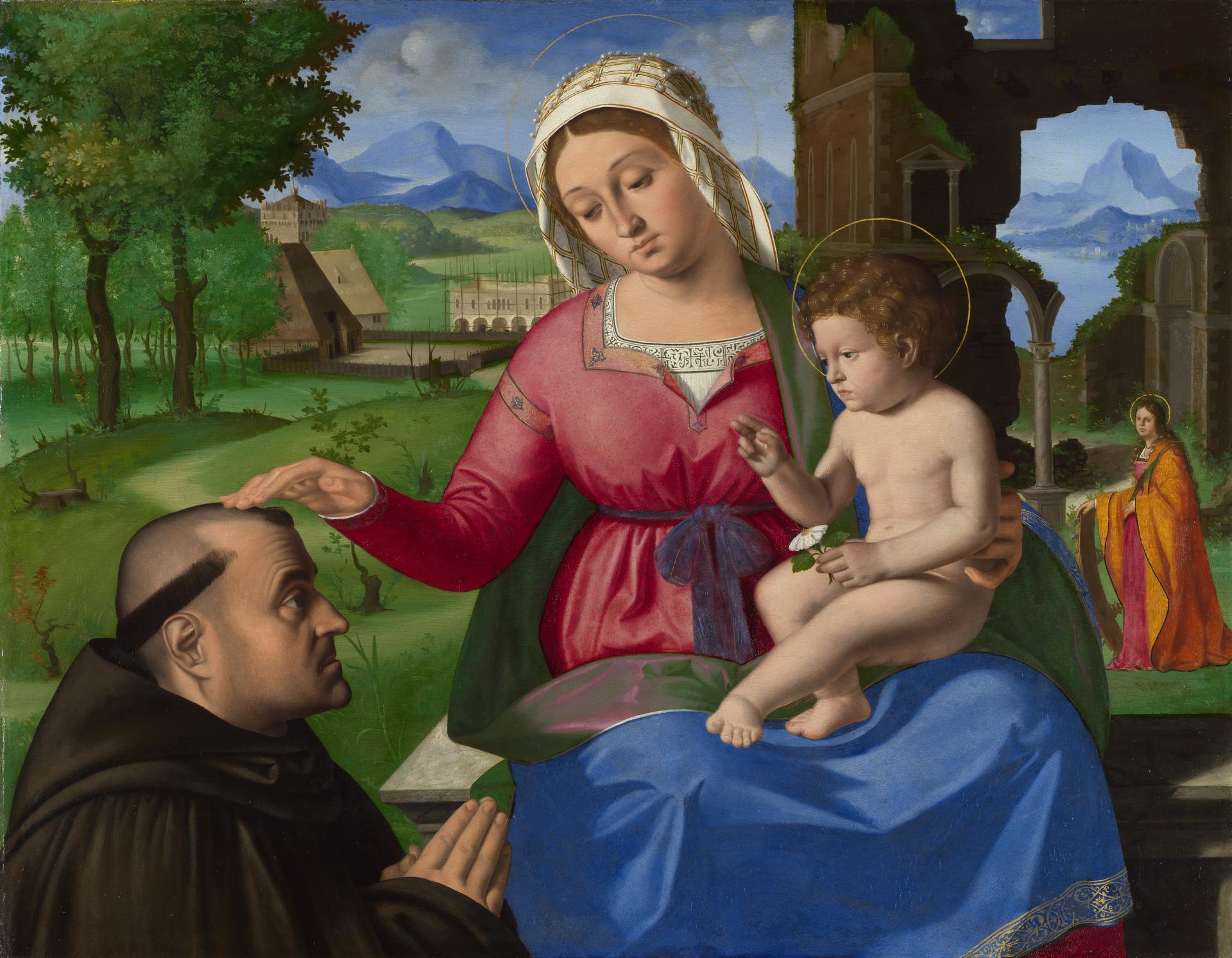 The Virgin and Child with a Supplicant