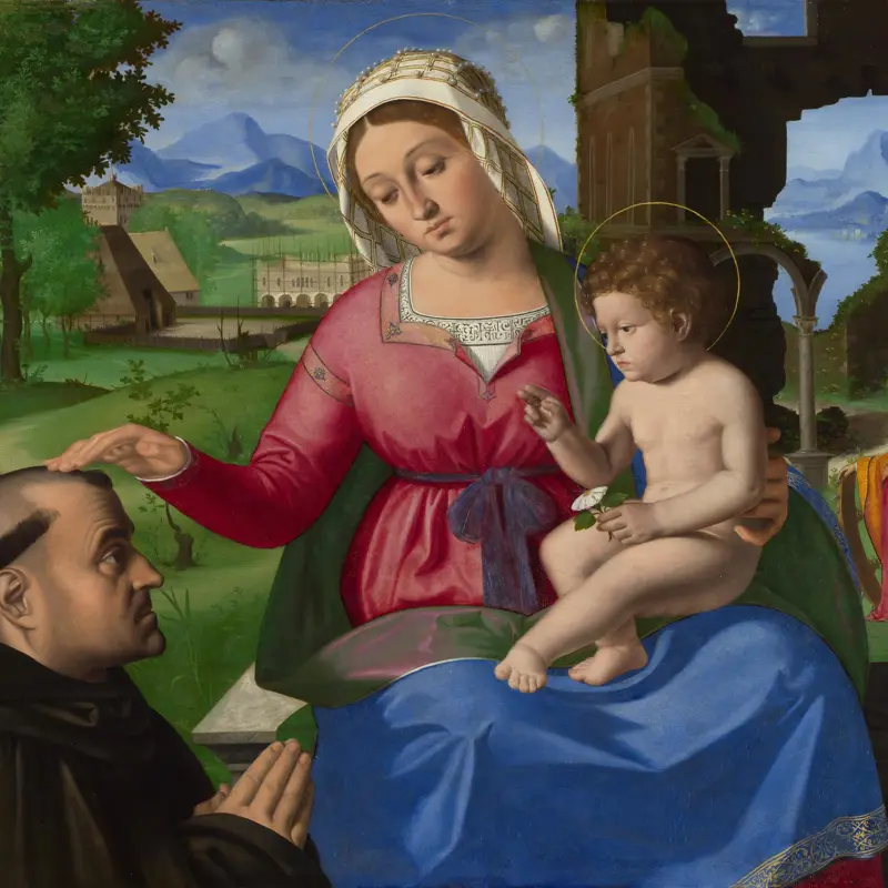 The Virgin and Child with a Supplicant