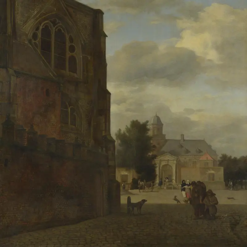An Imaginary View of Nijenrode Castle