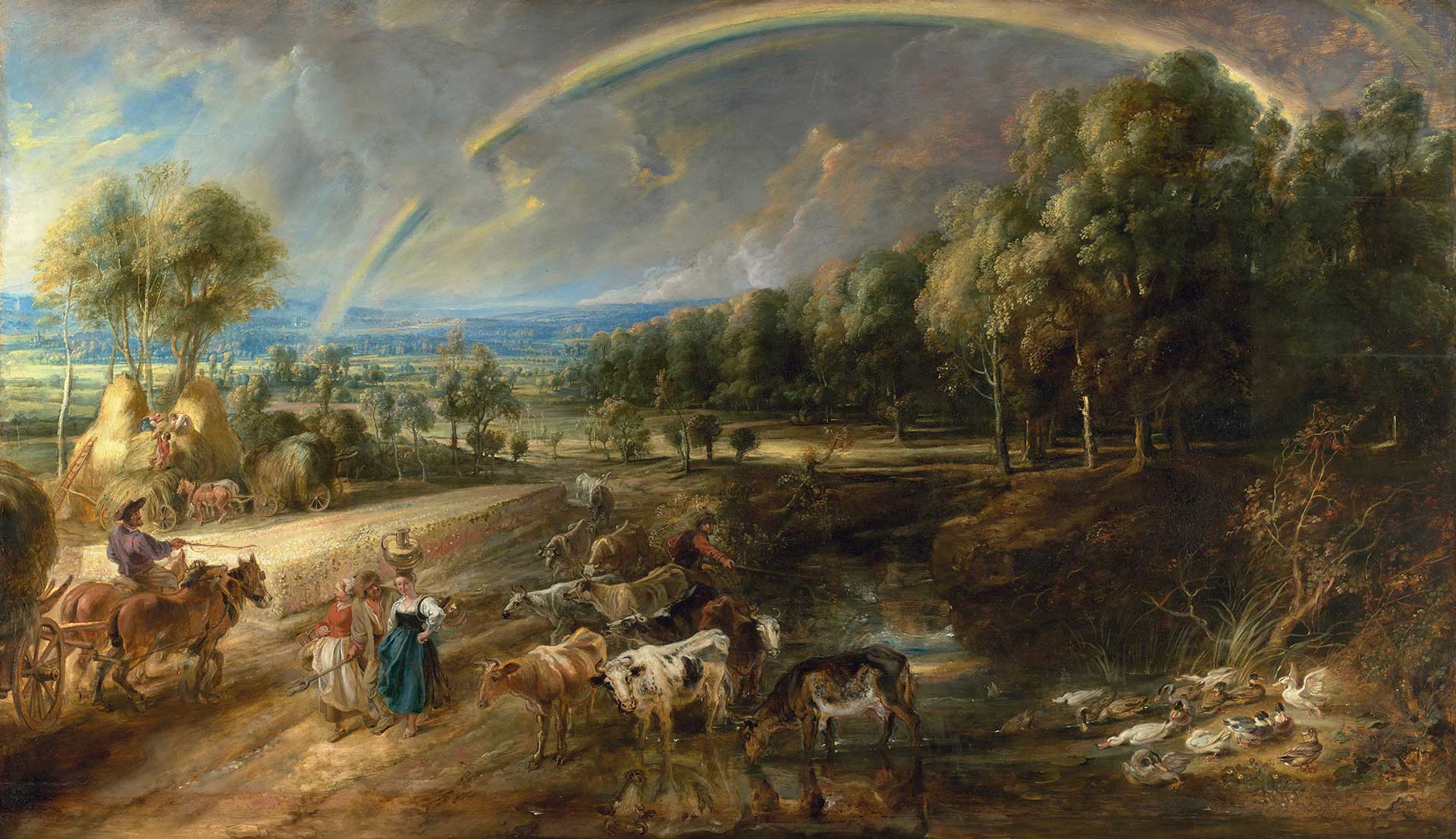 Peter Paul Rubens, The Rainbow Landscape, c. 1636 © Trustees of The Wallace Collection, London